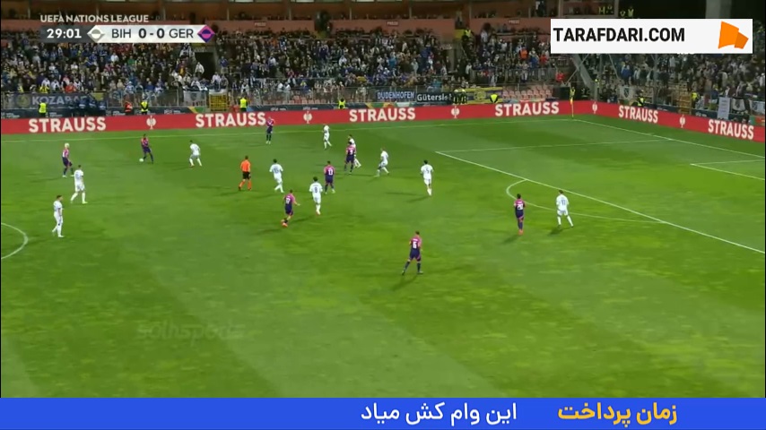 گل اول دنیز اونداف به بوسنی (بوسنی 0-1 آلمان)