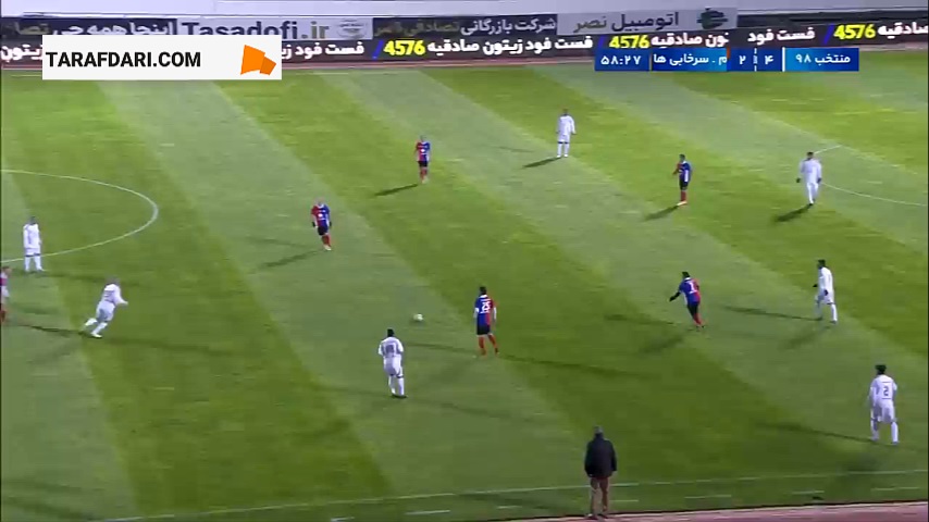 گل بهنام سراج به منتخب سرخابی‌ها (منتخب 98 5-2 منتخب سرخابی‌ها)