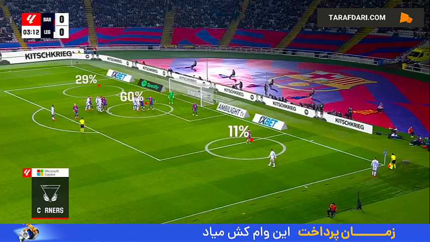 گل سرخیو گونزالس به بارسلونا (بارسلونا 0-1 لگانس)