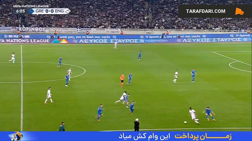 گل اولی واتکینز به یونان (یونان 0-1 انگلیس)