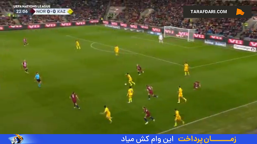 هت تریک ارلینگ هالند مقابل قزاقستان