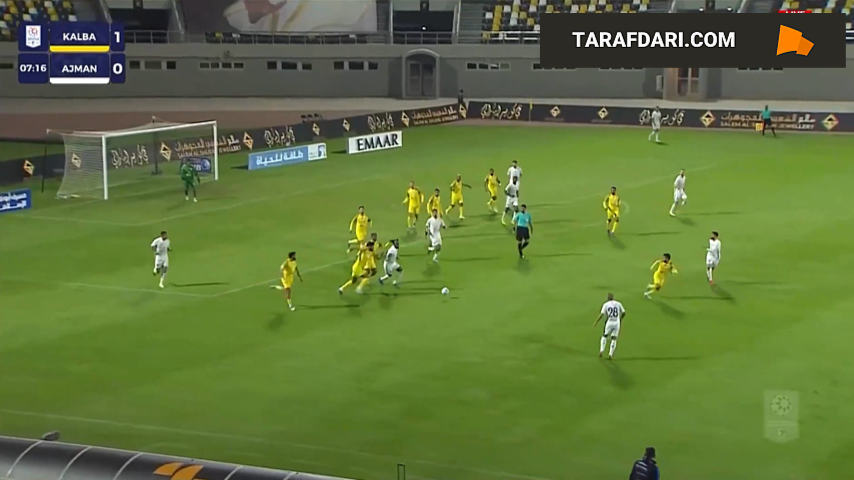 گل زیبای شهریار مغانلو به عجمان روی پاس گل مهدی قائدی (الاتحاد کلبا 2-0 عجمان)