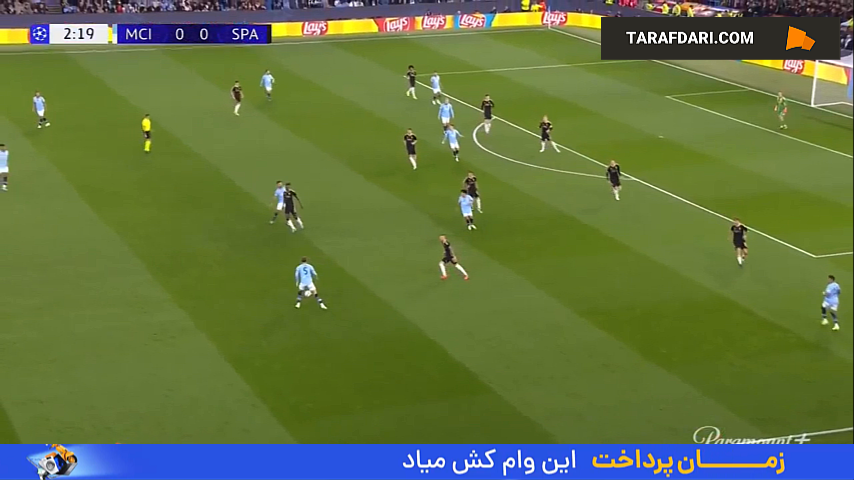 بازی منچسترسیتی و اسپارتا پراگ در لیگ قهرمانان اروپا
