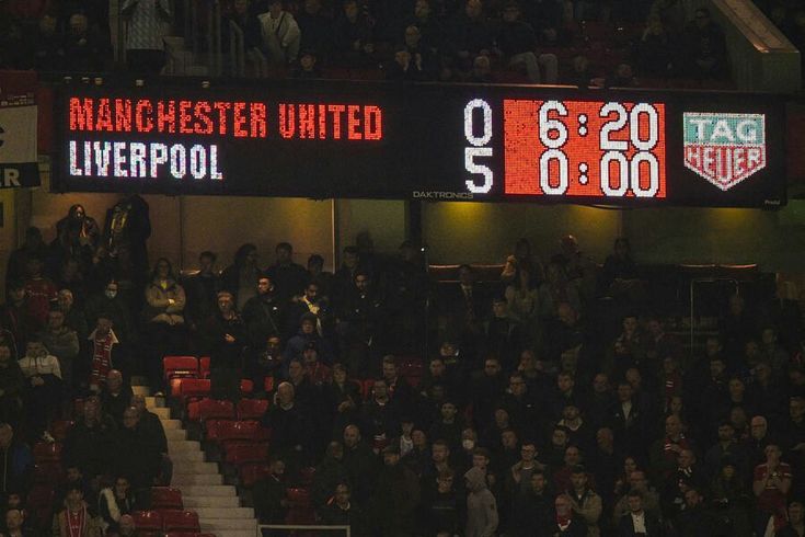 برتری 5-0 لیورپول مقابل منچستریونایتد در اولدترافورد