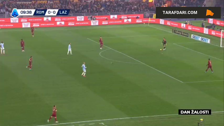 گل زیبای لورنتزو پلگرینی به لاتزیو (رم 1-0 لاتزیو)