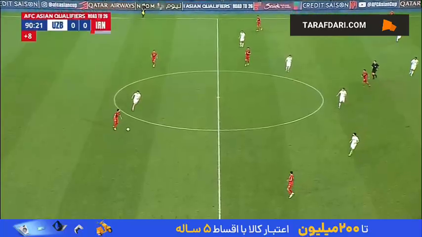 رد شدن پنالتی ایران مقابل ازبکستان با تصمیم VAR