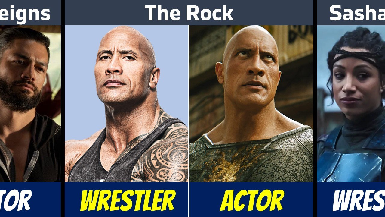 WWE - کشتیگیر - بازیگری - سینما - آندرتیکر - راک - رومن رینز - جان سینا - باتیستا - هالک هوگان - استیو آستین - تریپل اچ - کین - روددی پایپر - بیگ شو - فیلم اکشن - هالیوود - ورزشکاران معروف