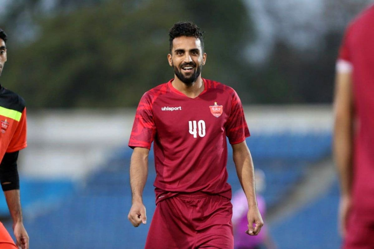 حامد پاکدل در تمرینات پرسپولیس