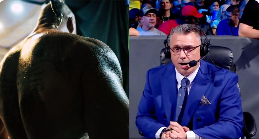 مایکل کول، گزارشگر مشهور کشتی کج و براک لزنر قهرمان WWE و UFC