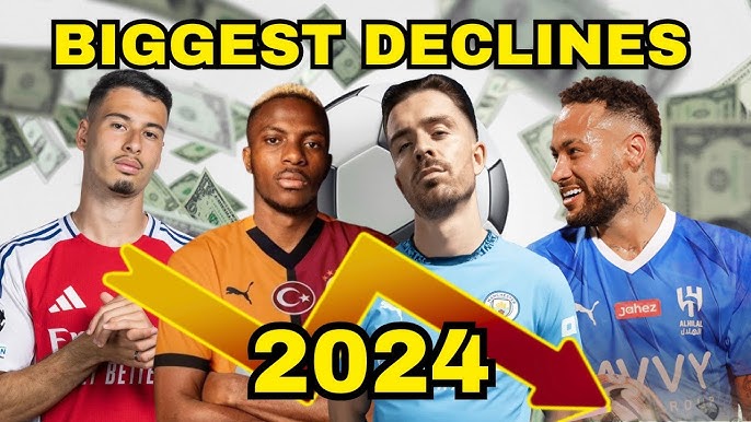 بیشترین افت ارزش بازیکنان در فصل 2024/25