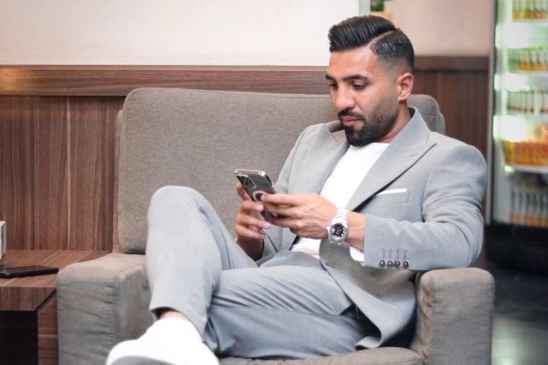 عکس از فرشید اسماعیلی هافبک مس رفسنجان