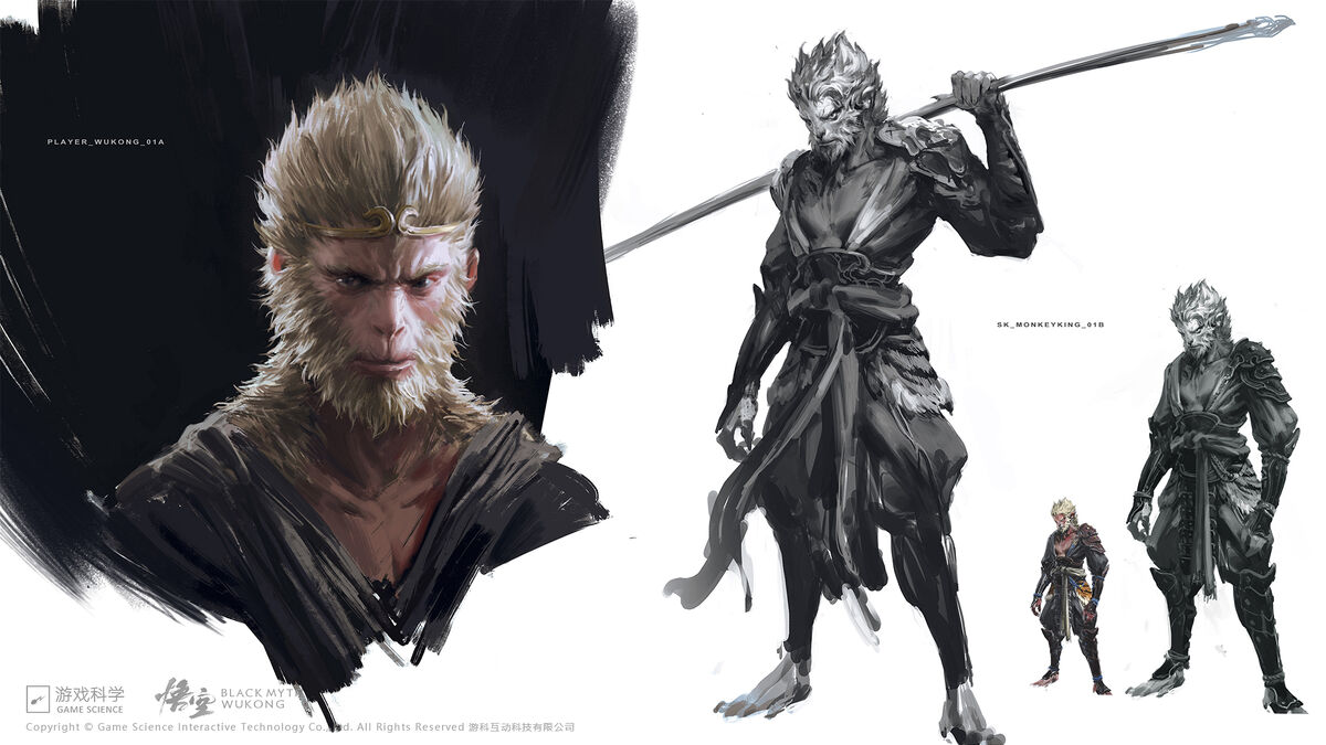 پوستری از شخصیت اصلی بازی Black Myth: Wukong