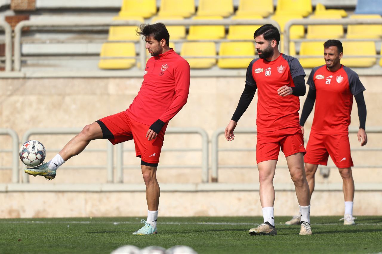 تمرین پرسپولیس - سعید مهری