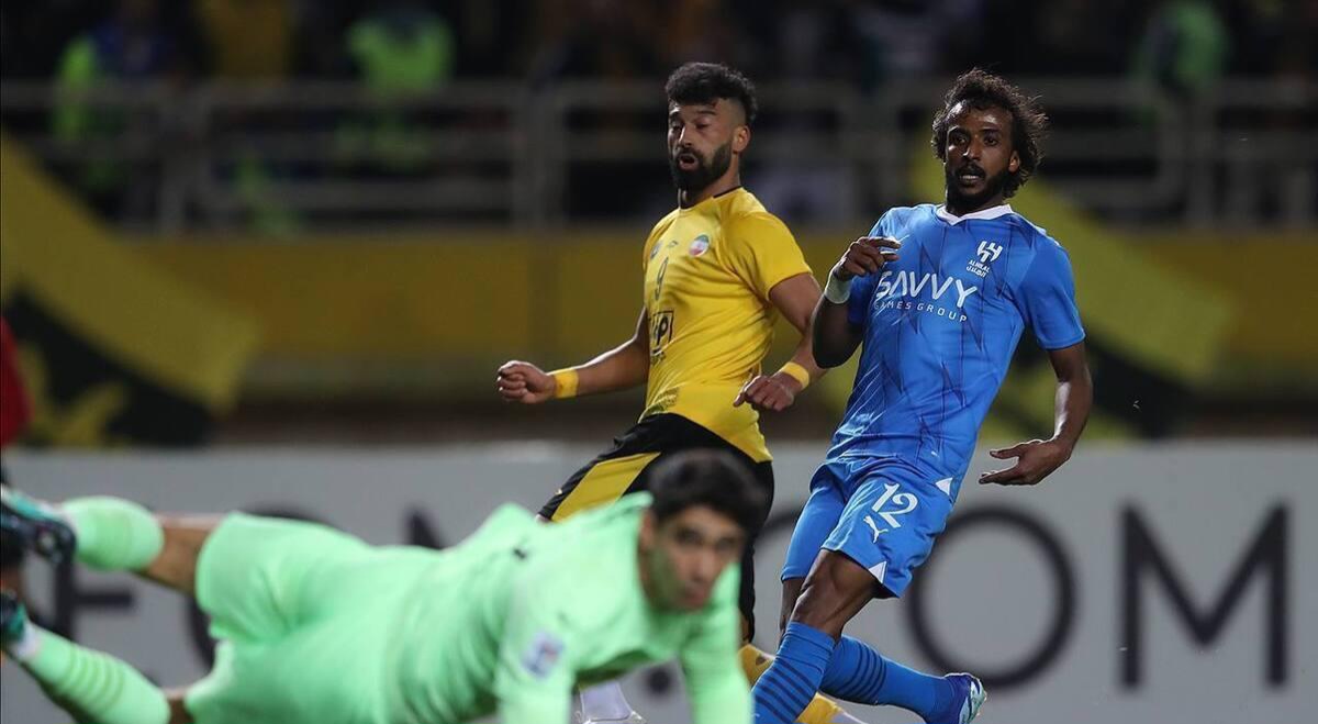 عکس از گل رامین رضاییان با لباس سپاهان به الهلال ۲۰۲۴