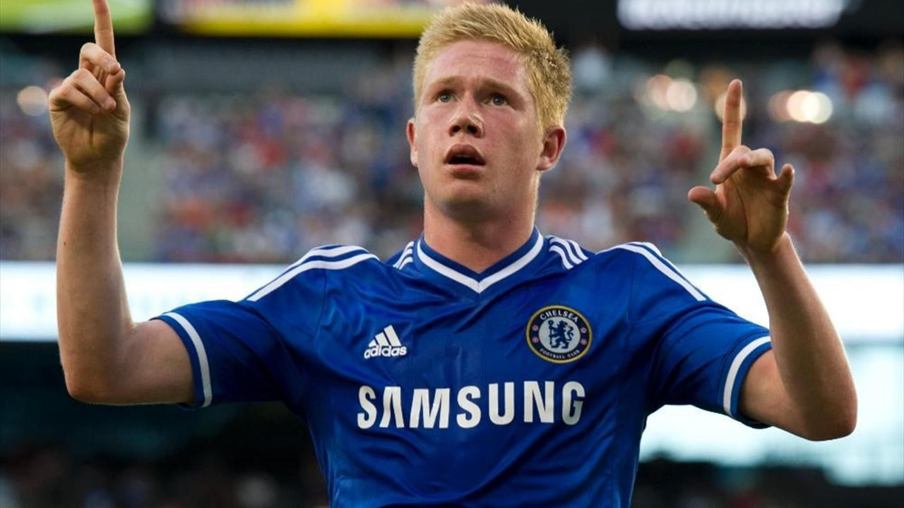  De Bruyne in Chelsea Shirt