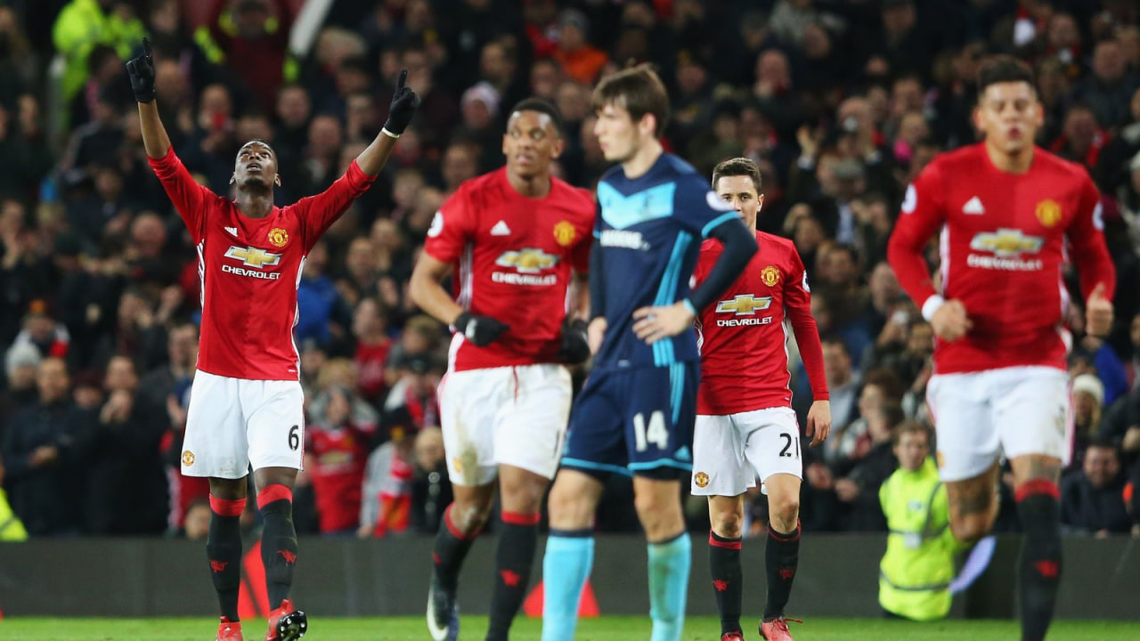 Paul Pogba celebration vs Middlesbrough