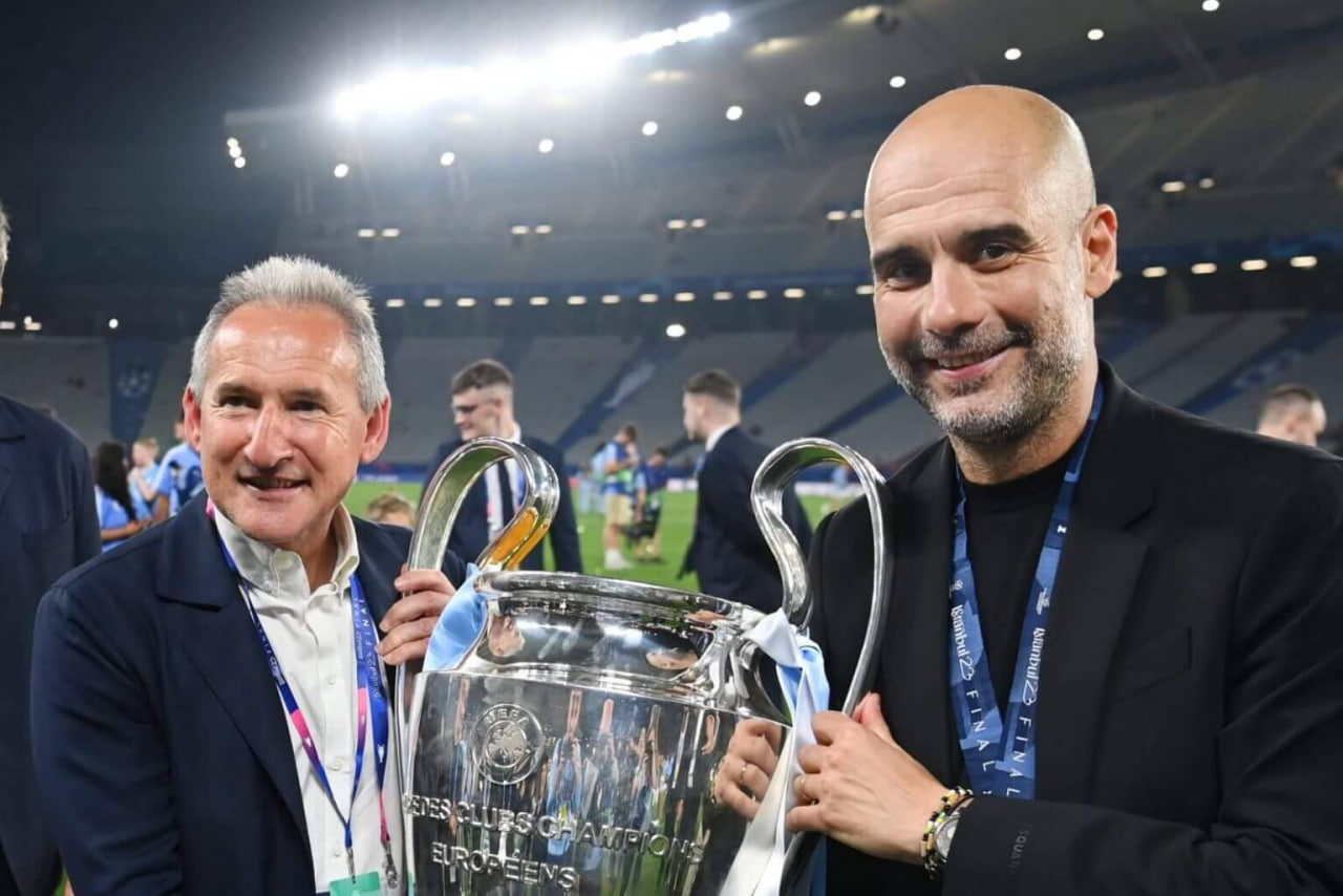 Begiristain and Pep Guardiola_ Manchester City